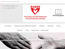 Tablet Screenshot of eleos.gladyszow.org
